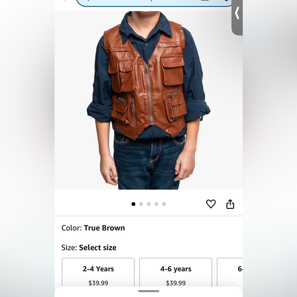Owen vest from jurassic Park